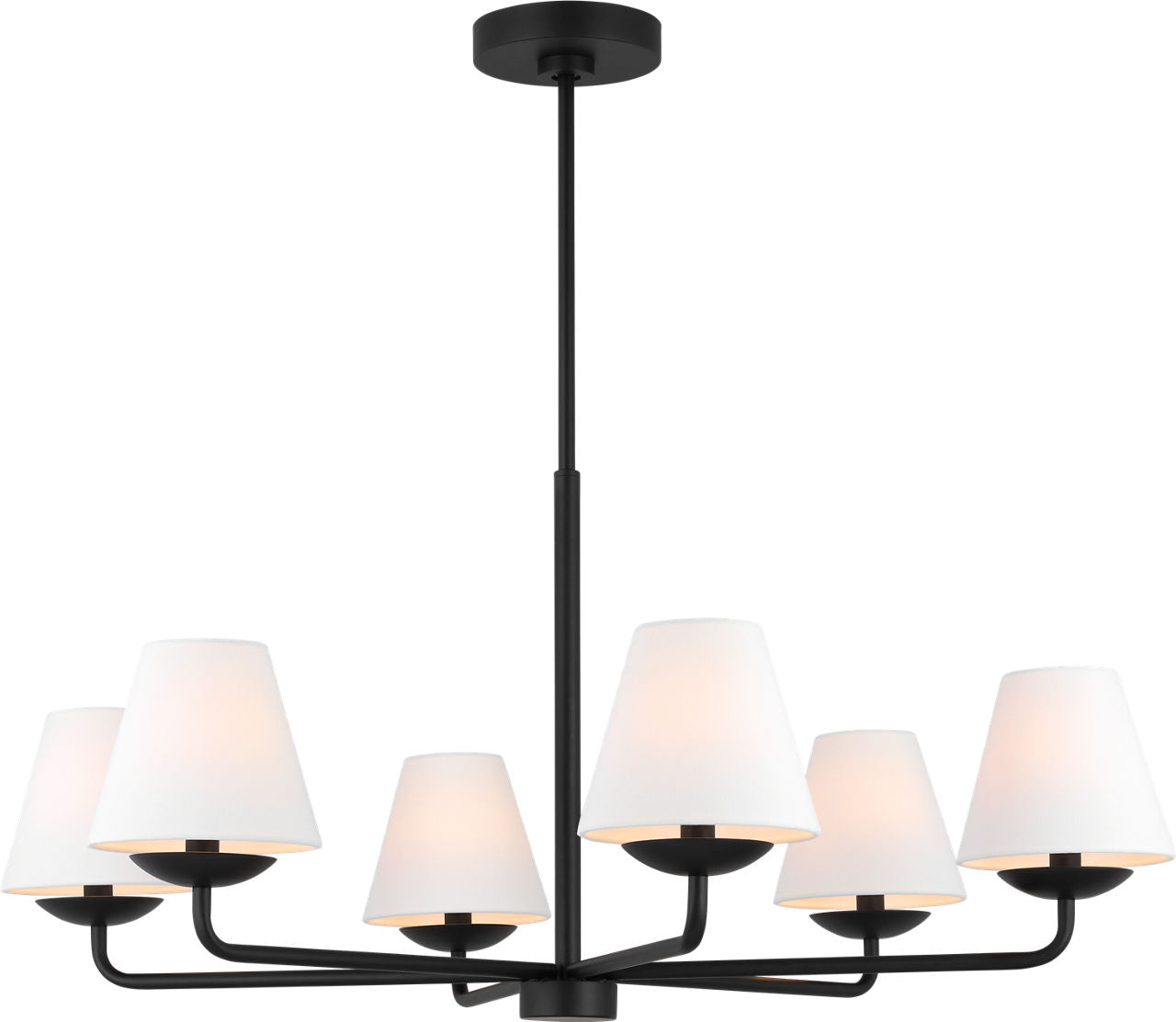 Albion Large Chandelier Midnight Black