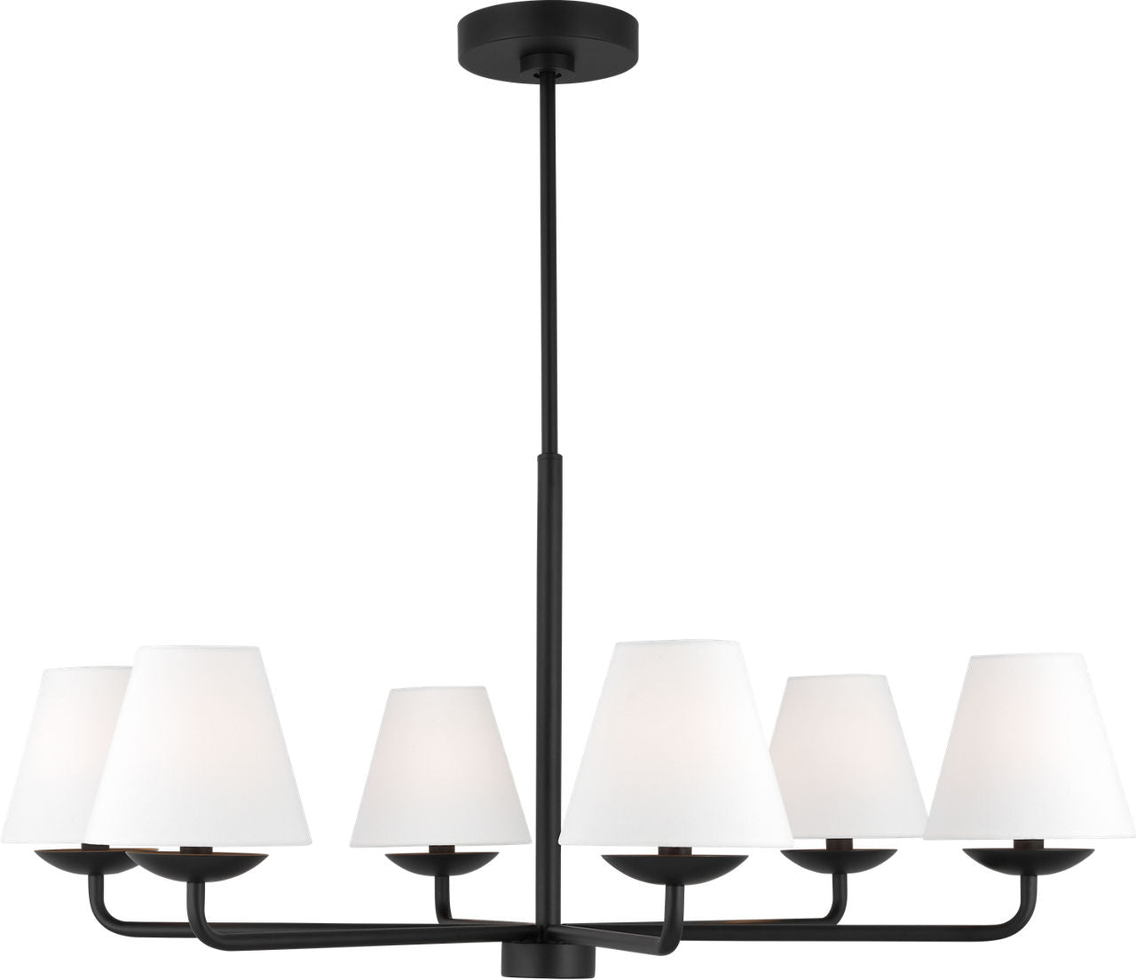 Albion Large Chandelier Midnight Black