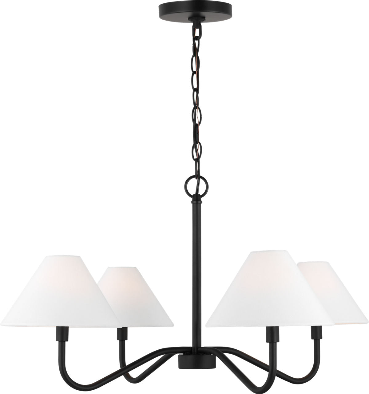 Eldon Medium Chandelier Midnight Black
