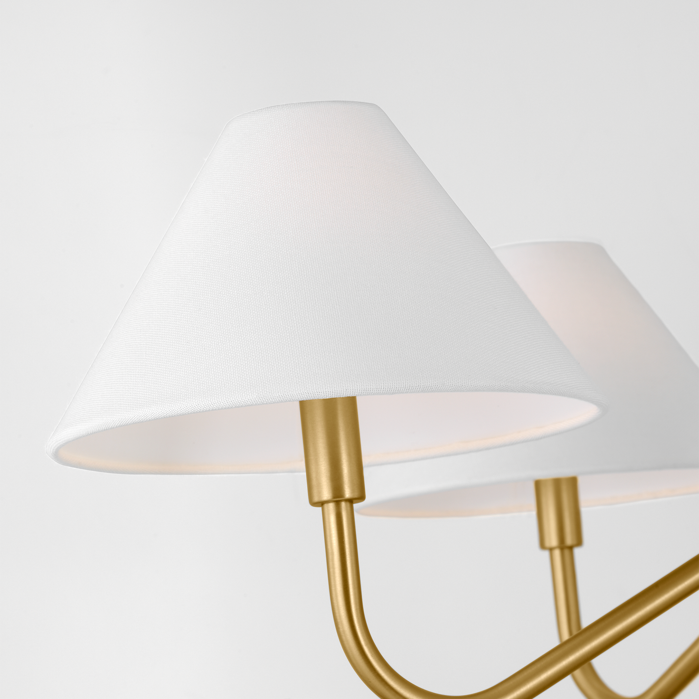 Eldon Medium Chandelier Satin Brass
