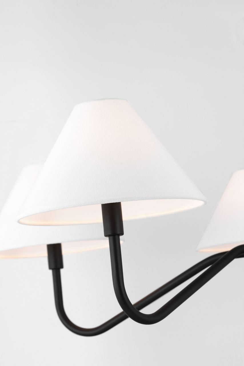 Eldon Large Chandelier Midnight Black
