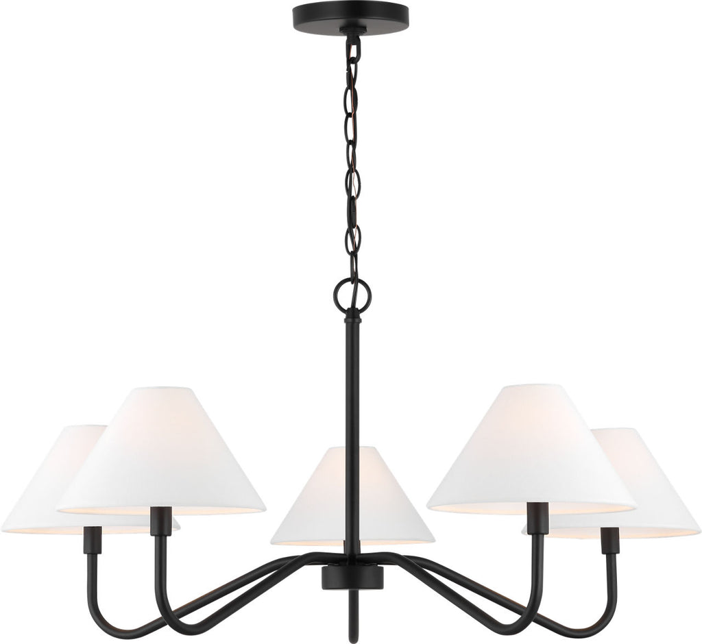 Eldon Large Chandelier Midnight Black