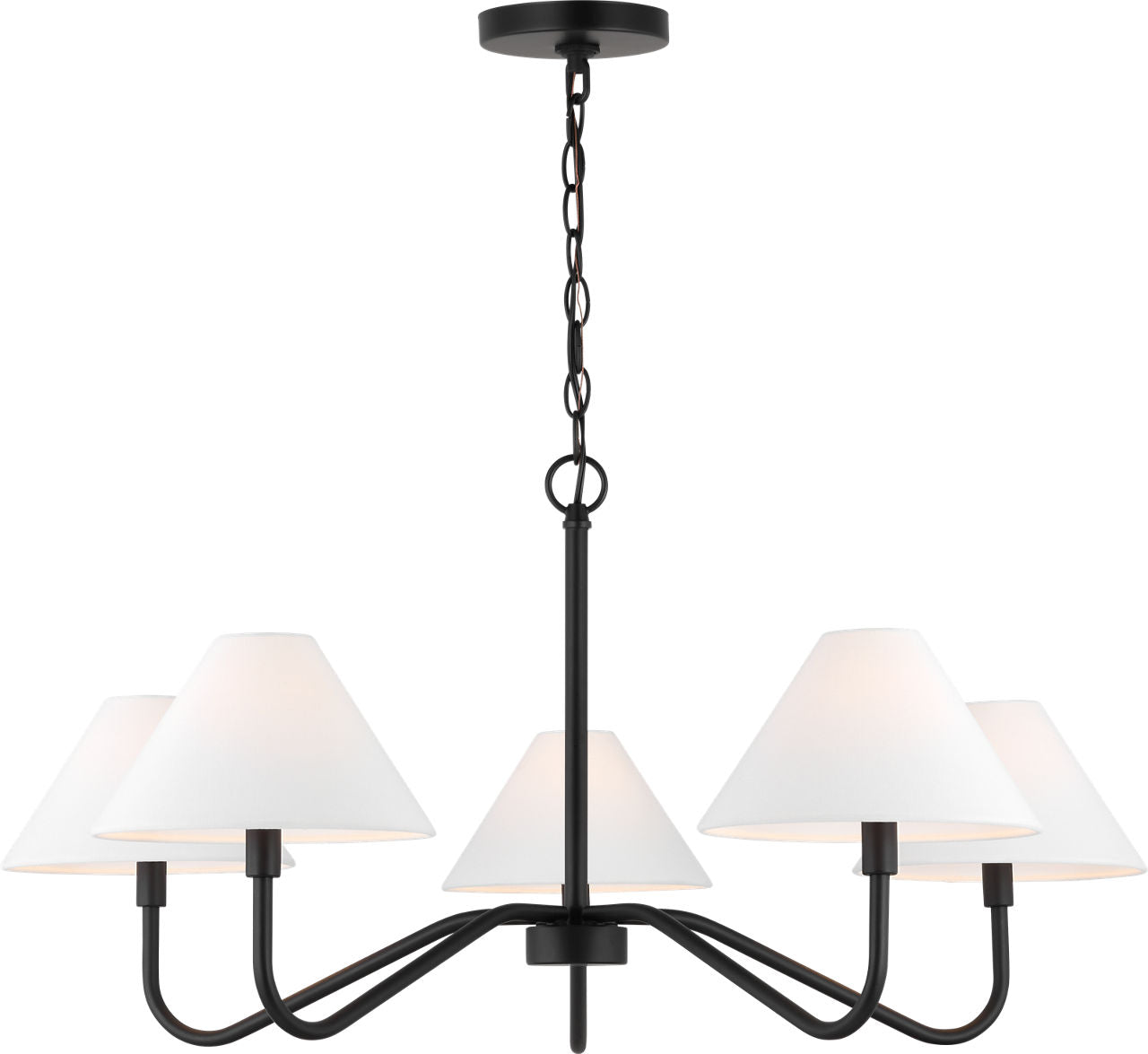 Eldon Large Chandelier Midnight Black