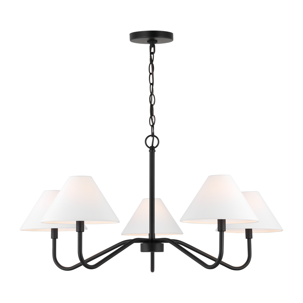 Eldon Large Chandelier Midnight Black