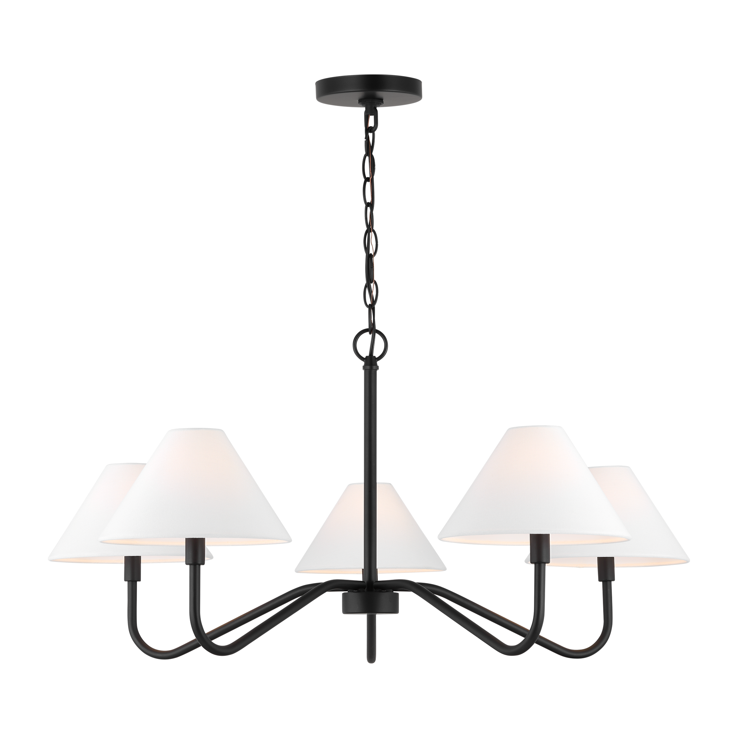 Eldon Large Chandelier Midnight Black