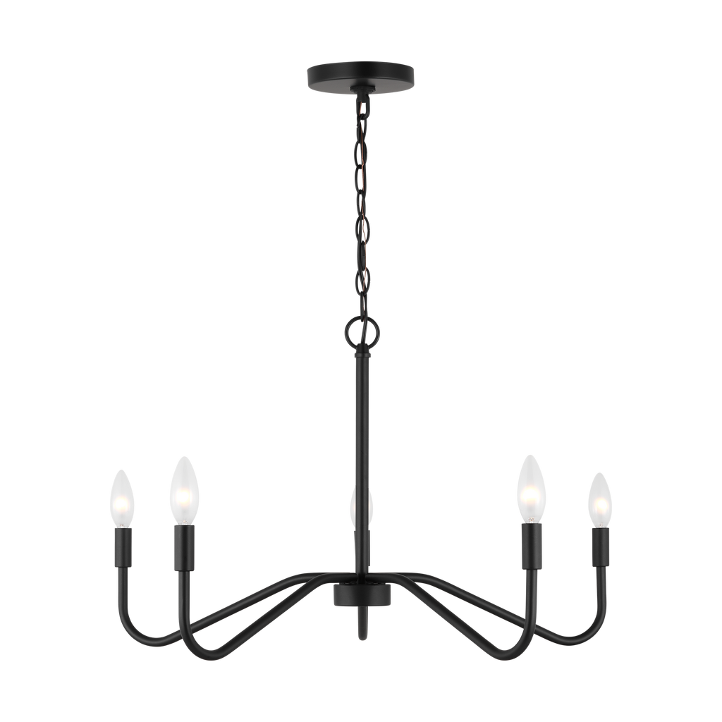 Eldon Large Chandelier Midnight Black