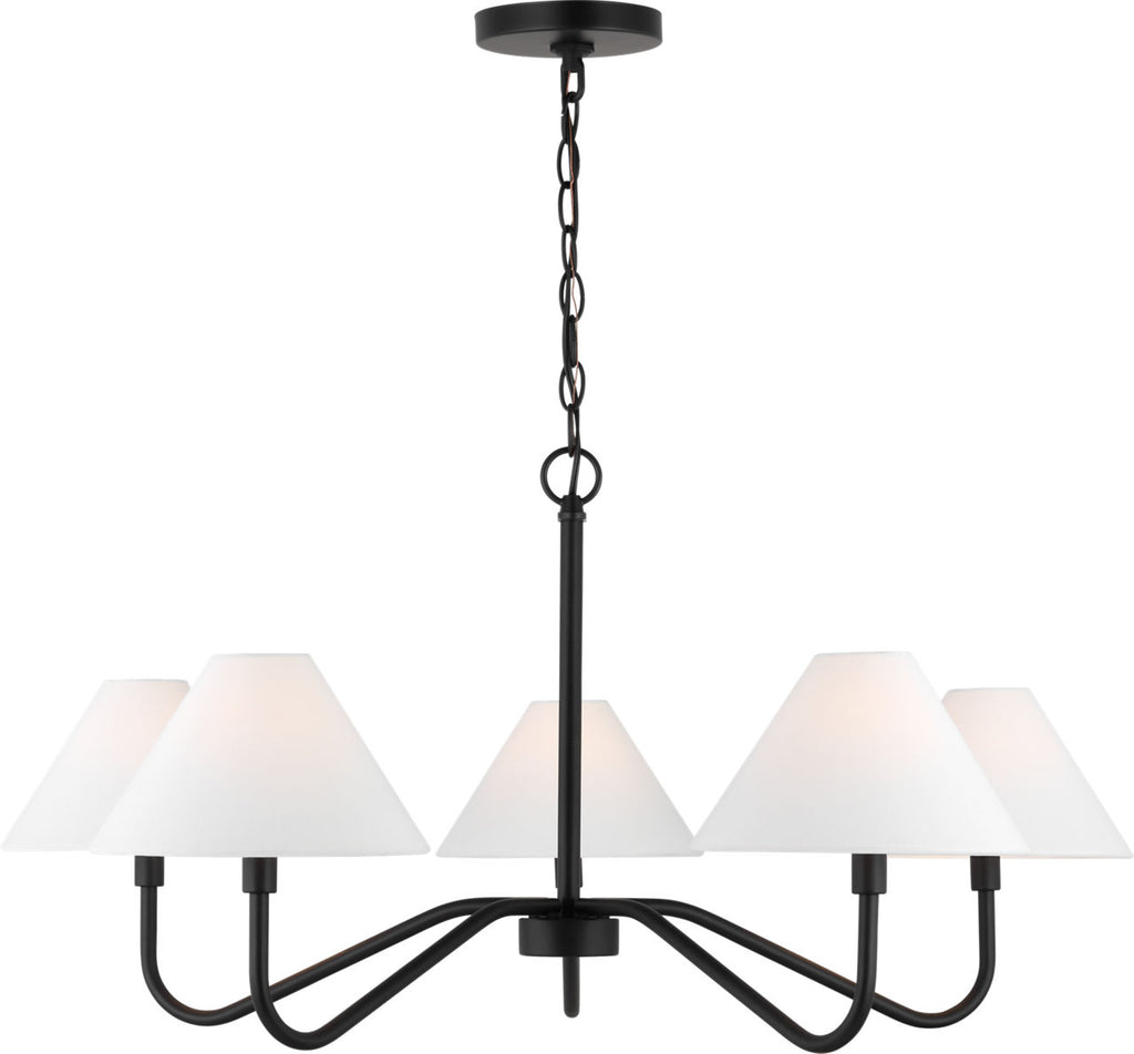 Eldon Large Chandelier Midnight Black