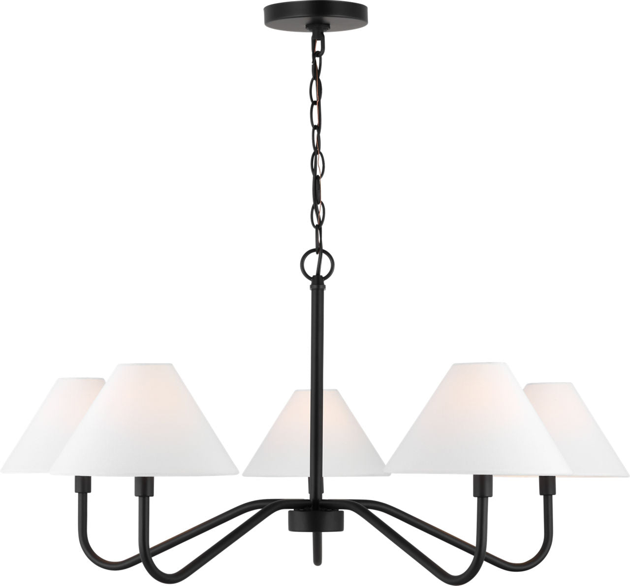 Eldon Large Chandelier Midnight Black