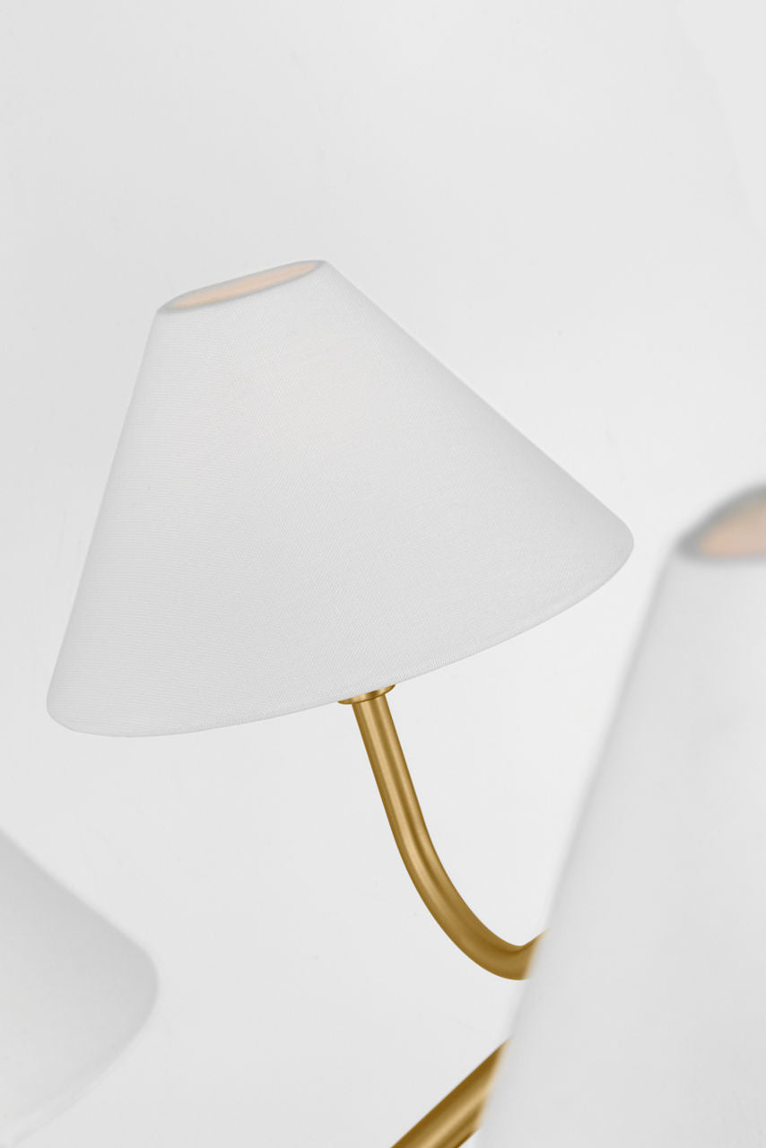 Eldon Large Chandelier Satin Brass