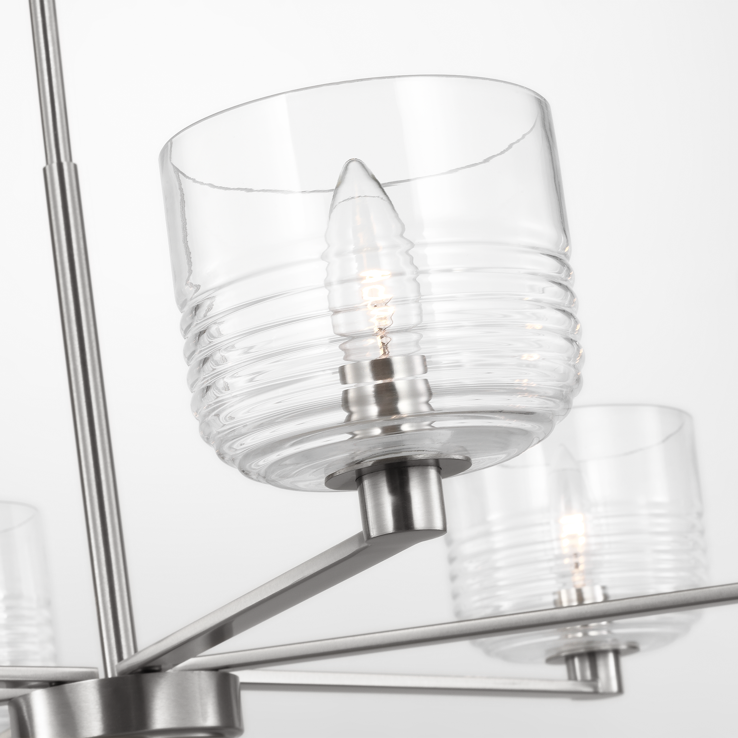 Lochdale Large Chandelier Brushed Nickel