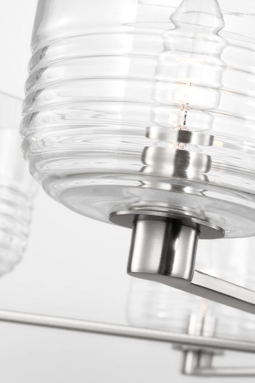 Lochdale Large Chandelier Brushed Nickel
