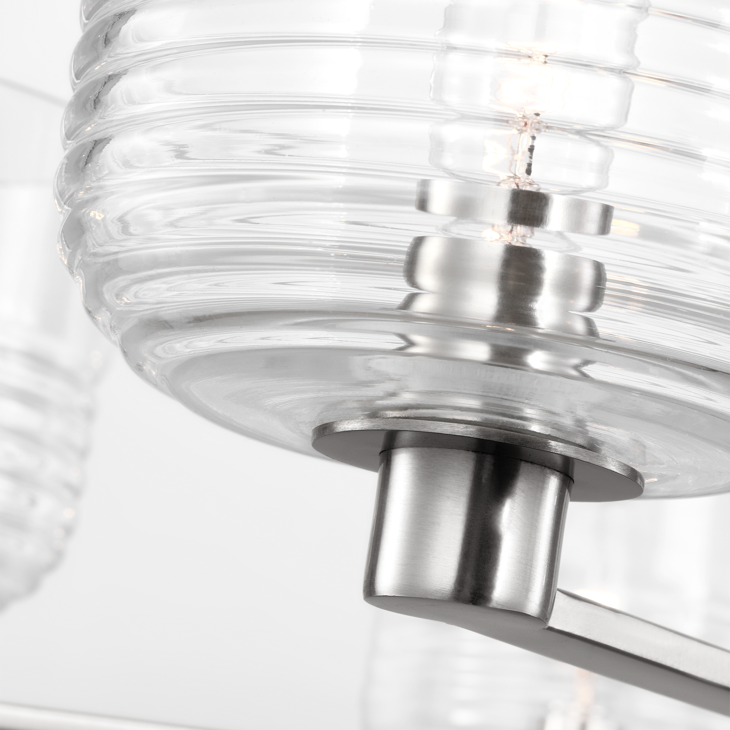Lochdale Large Chandelier Brushed Nickel