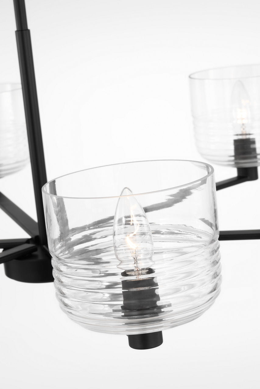 Lochdale Large Chandelier Midnight Black