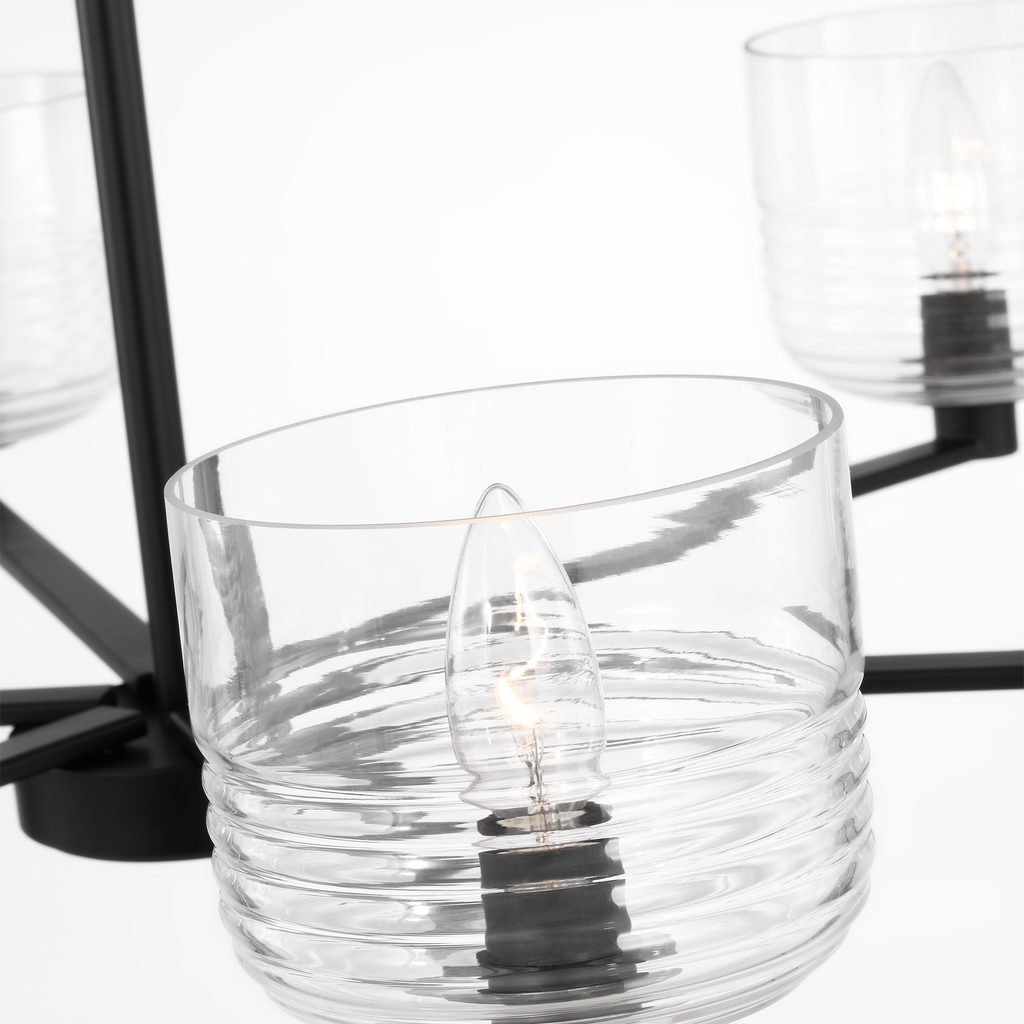 Lochdale Large Chandelier Midnight Black