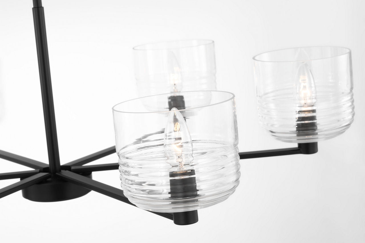 Lochdale Large Chandelier Midnight Black