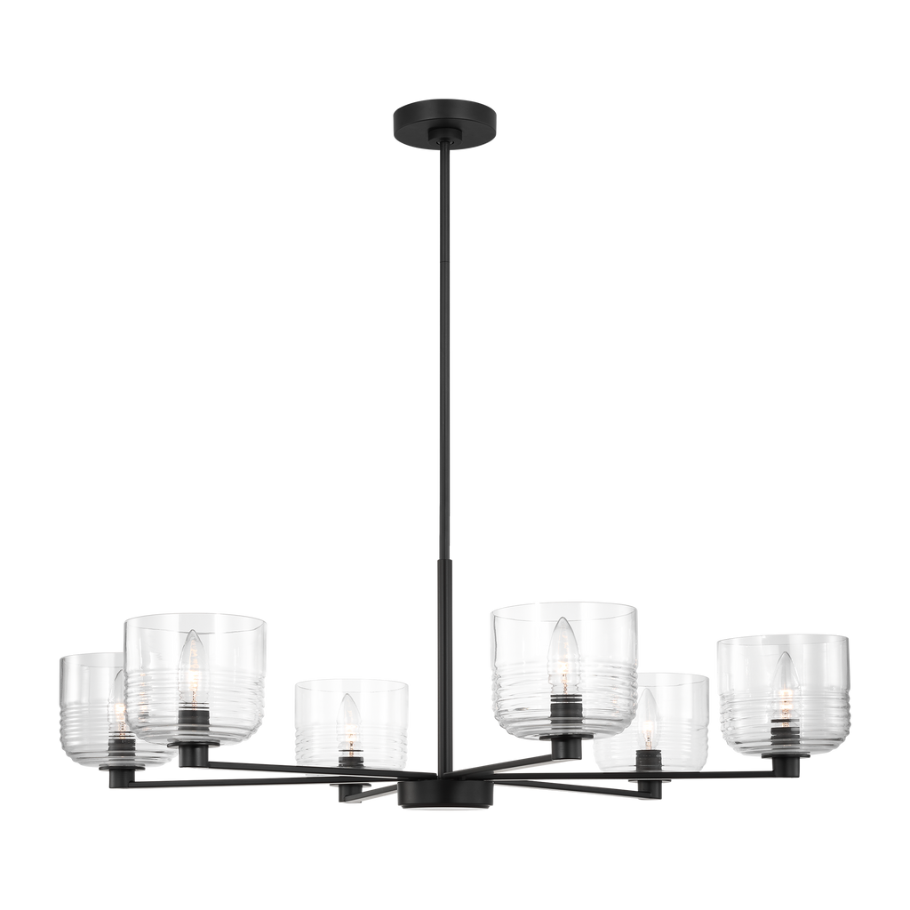 Lochdale Large Chandelier Midnight Black