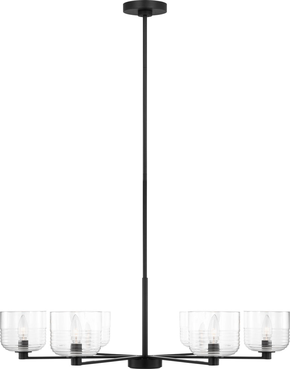 Lochdale Large Chandelier Midnight Black