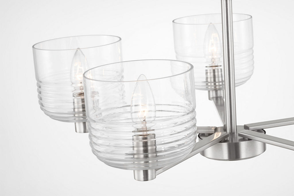 Lochdale Medium Chandelier Brushed Nickel