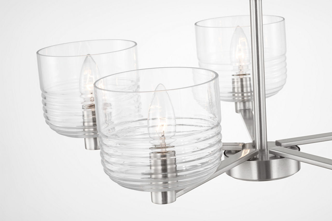 Lochdale Medium Chandelier Brushed Nickel