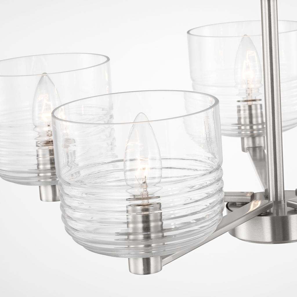 Lochdale Medium Chandelier Brushed Nickel
