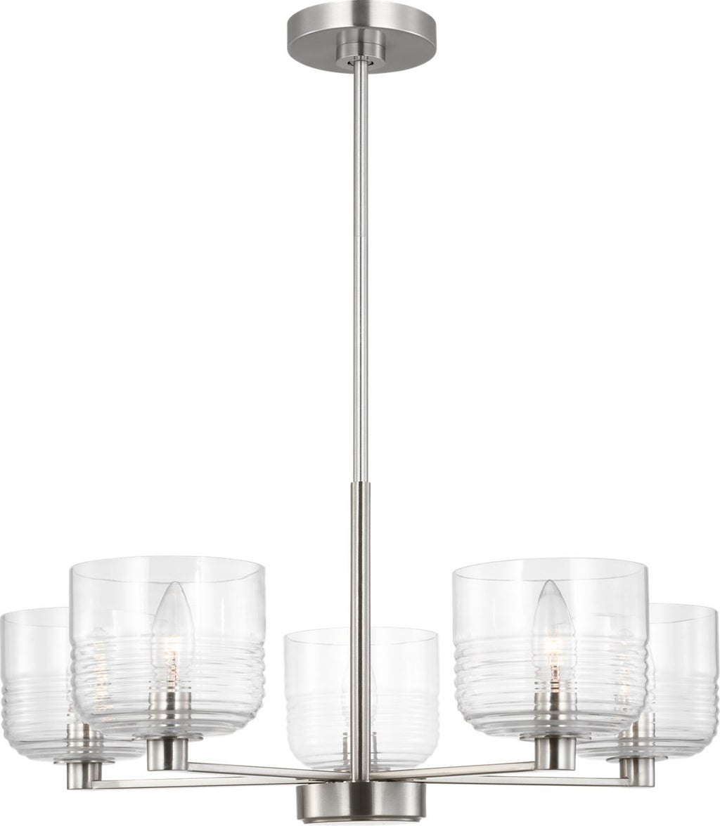 Lochdale Medium Chandelier Brushed Nickel