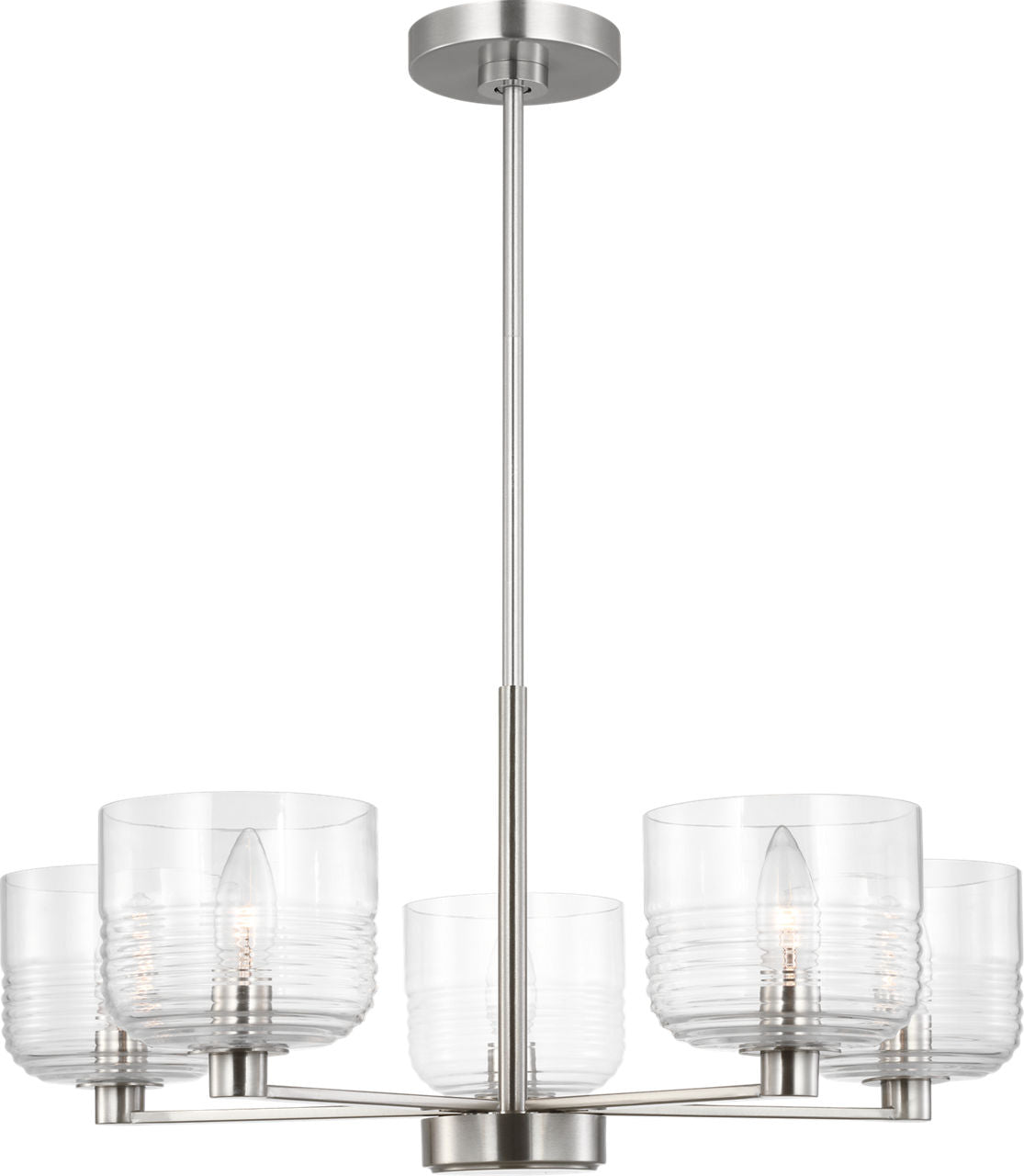 Lochdale Medium Chandelier Brushed Nickel