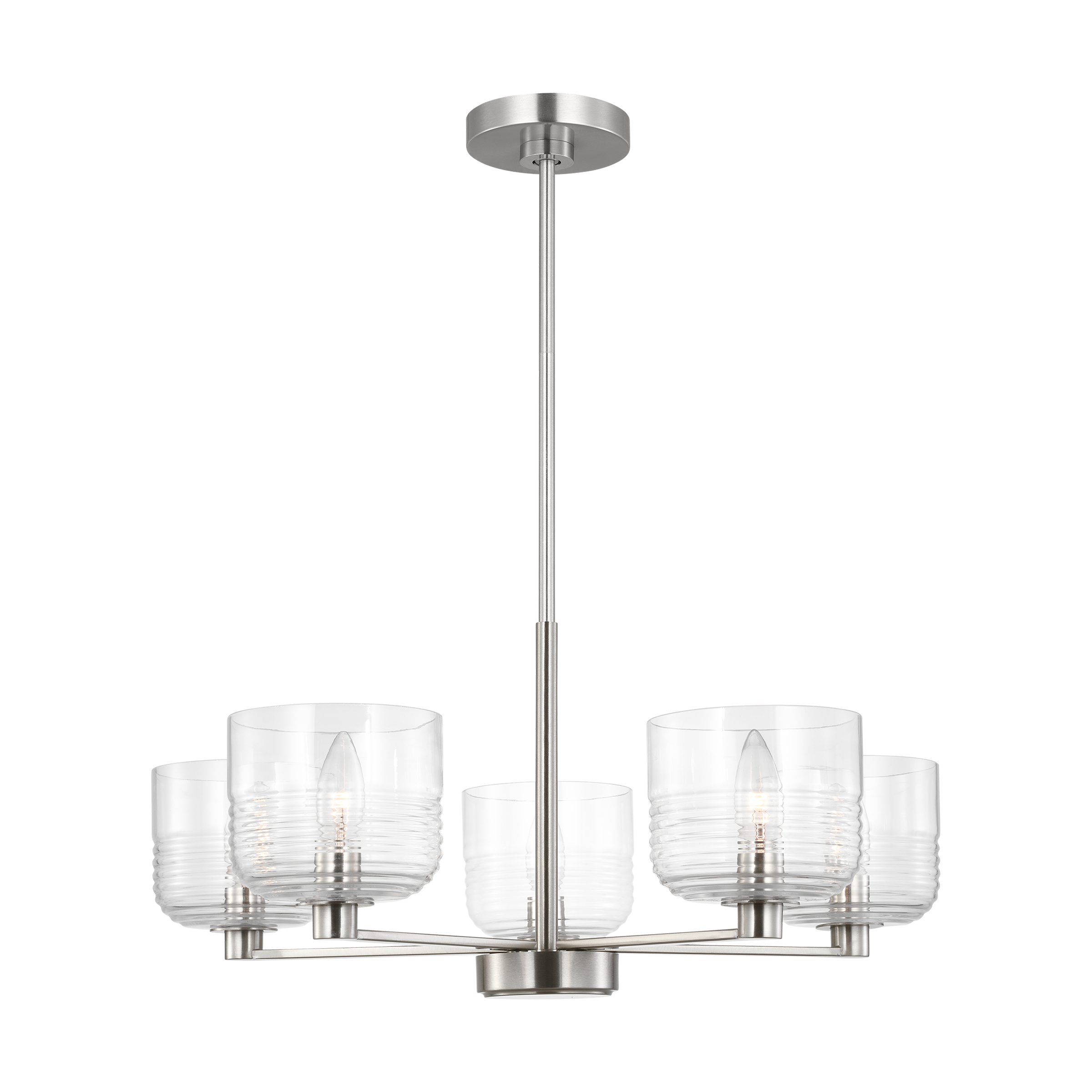 Lochdale Medium Chandelier Brushed Nickel
