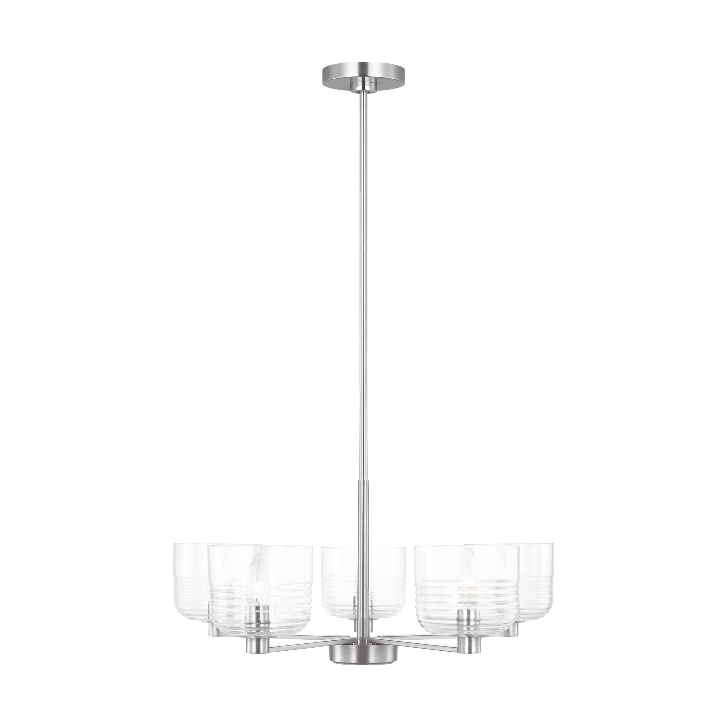 Lochdale Medium Chandelier Brushed Nickel