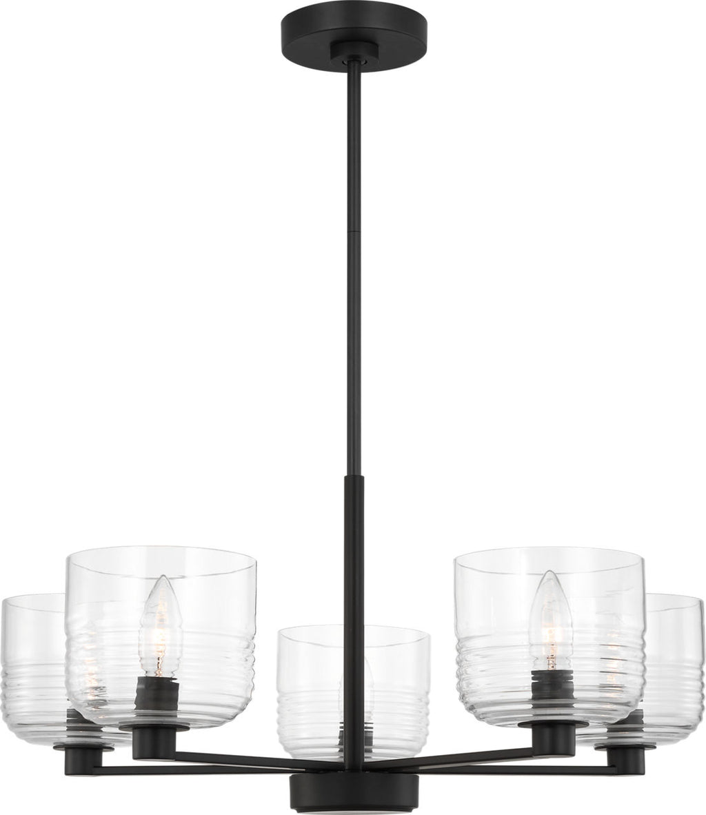 Lochdale Medium Chandelier Midnight Black