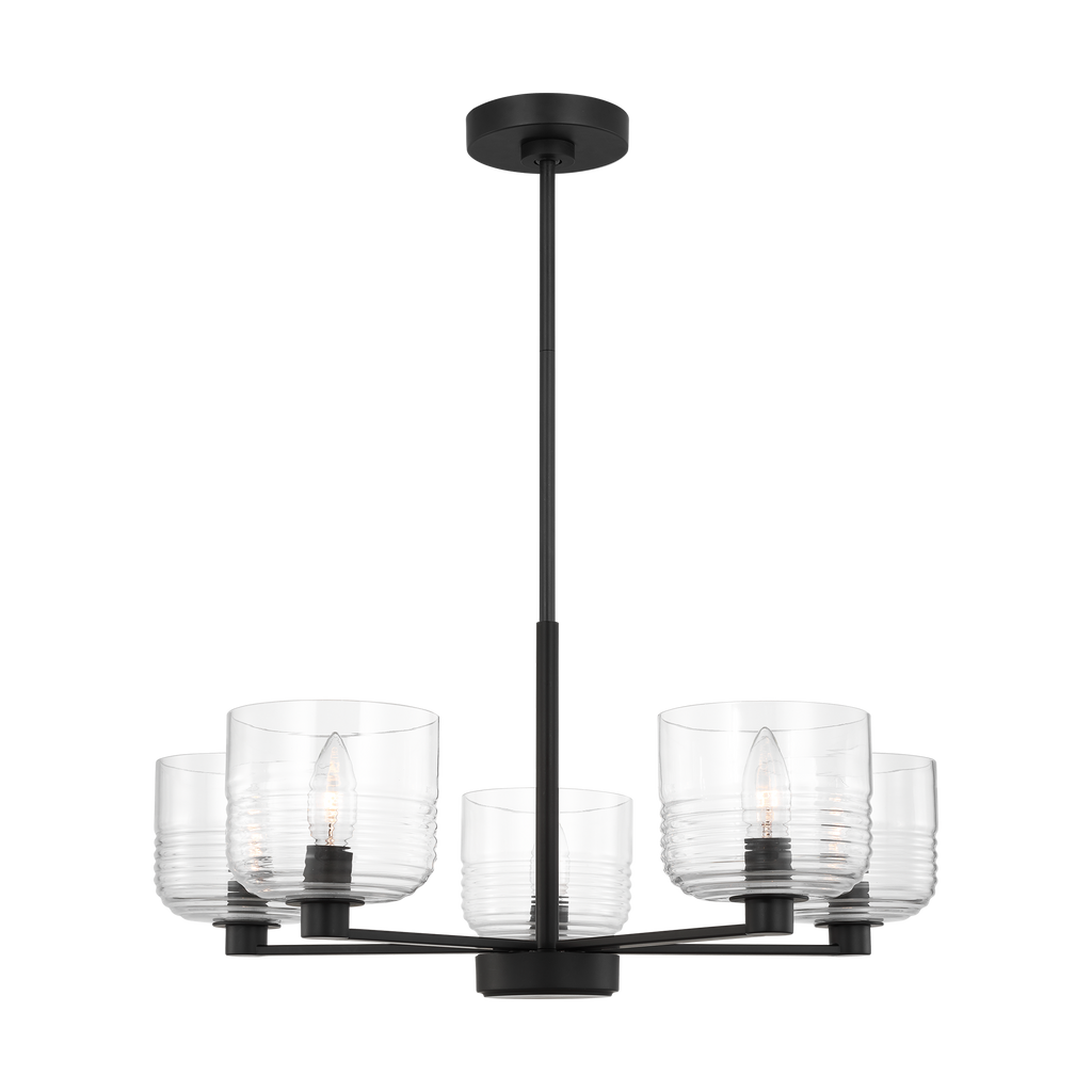 Lochdale Medium Chandelier Midnight Black