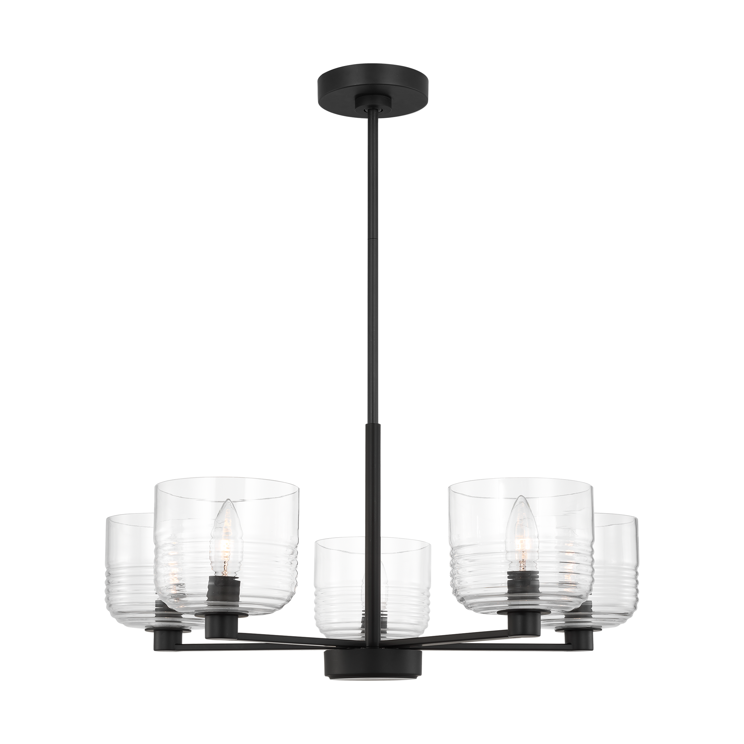 Lochdale Medium Chandelier Midnight Black