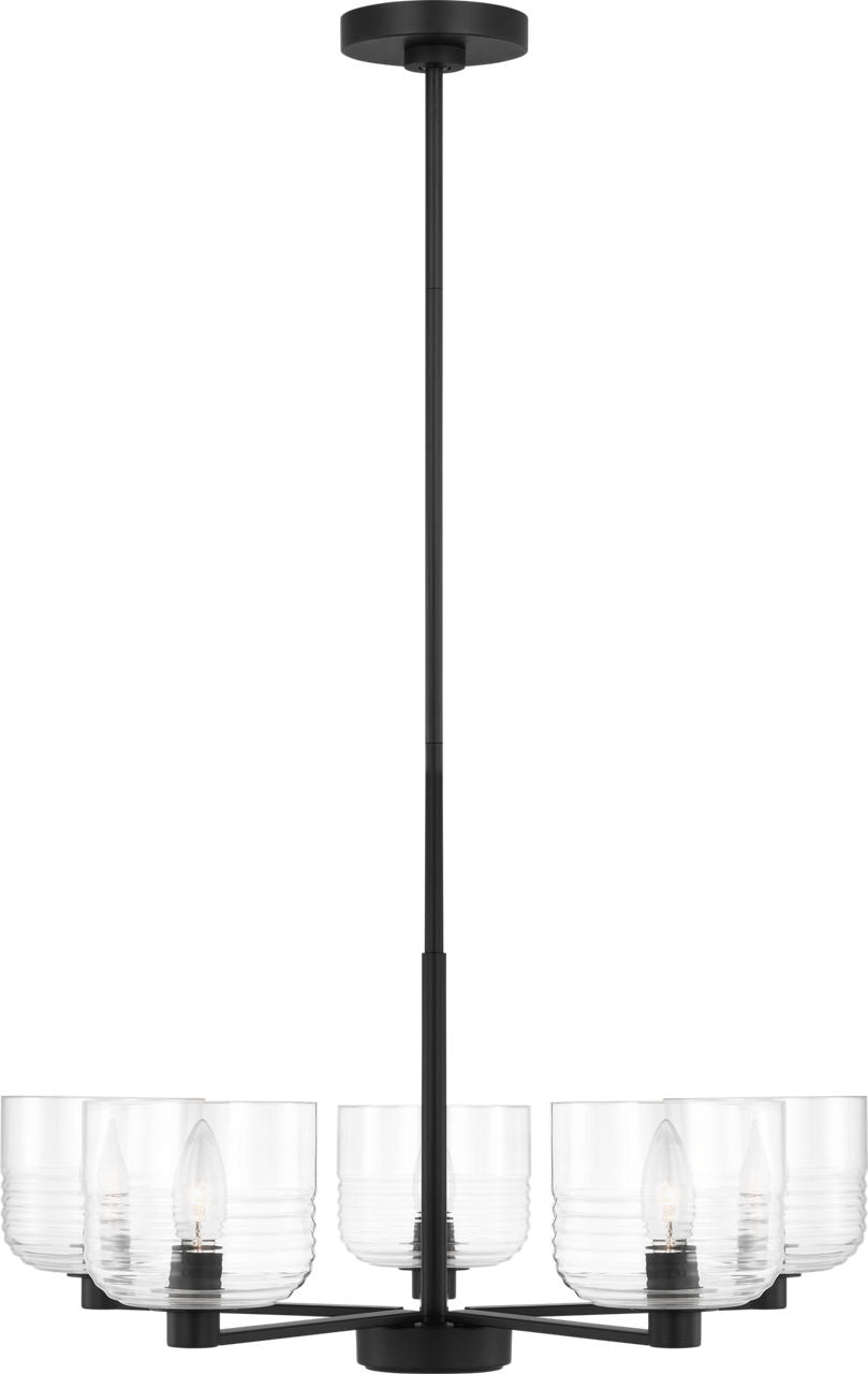 Lochdale Medium Chandelier Midnight Black