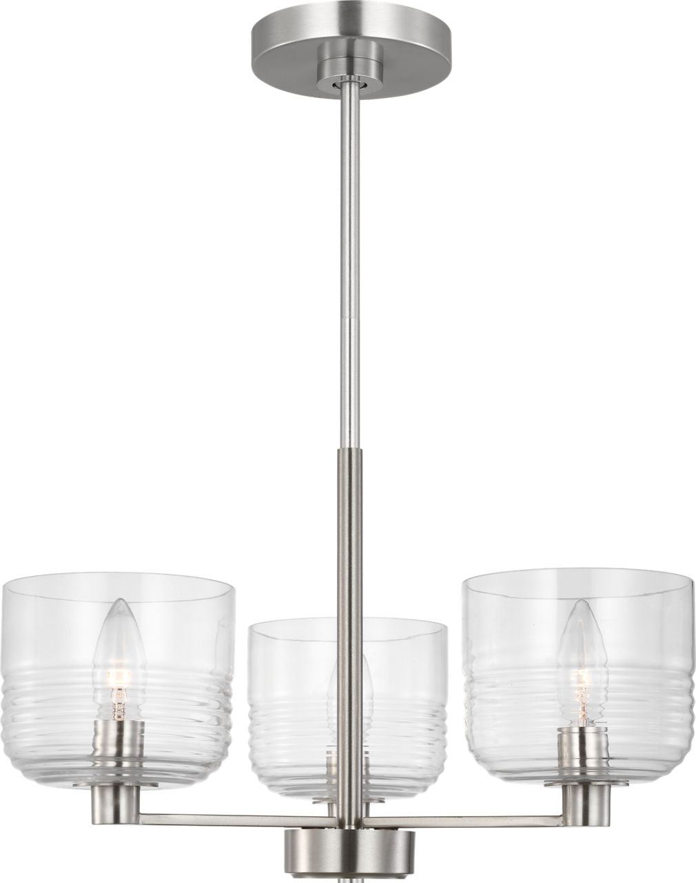 Lochdale Small Chandelier Brushed Nickel