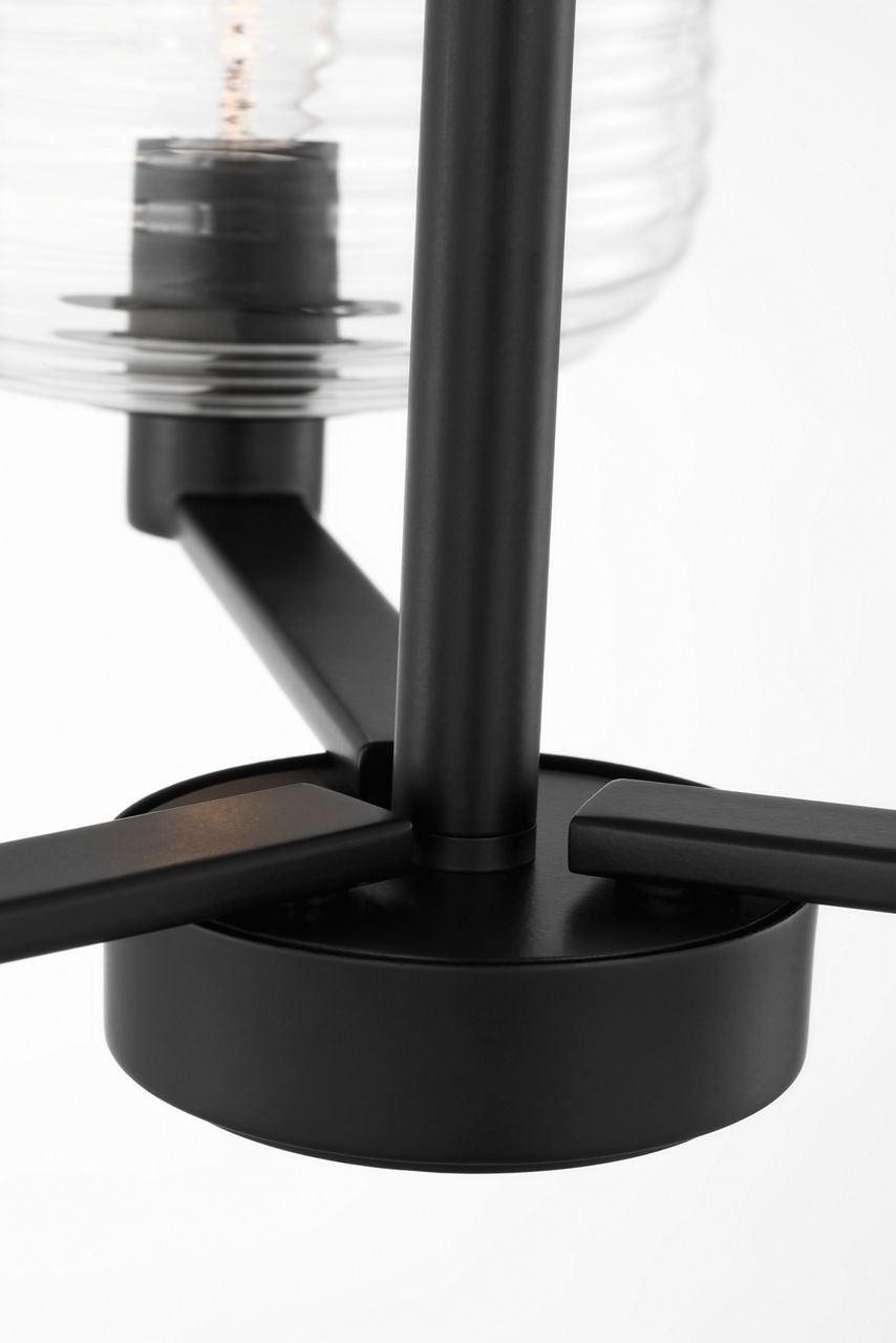 Lochdale Small Chandelier Midnight Black