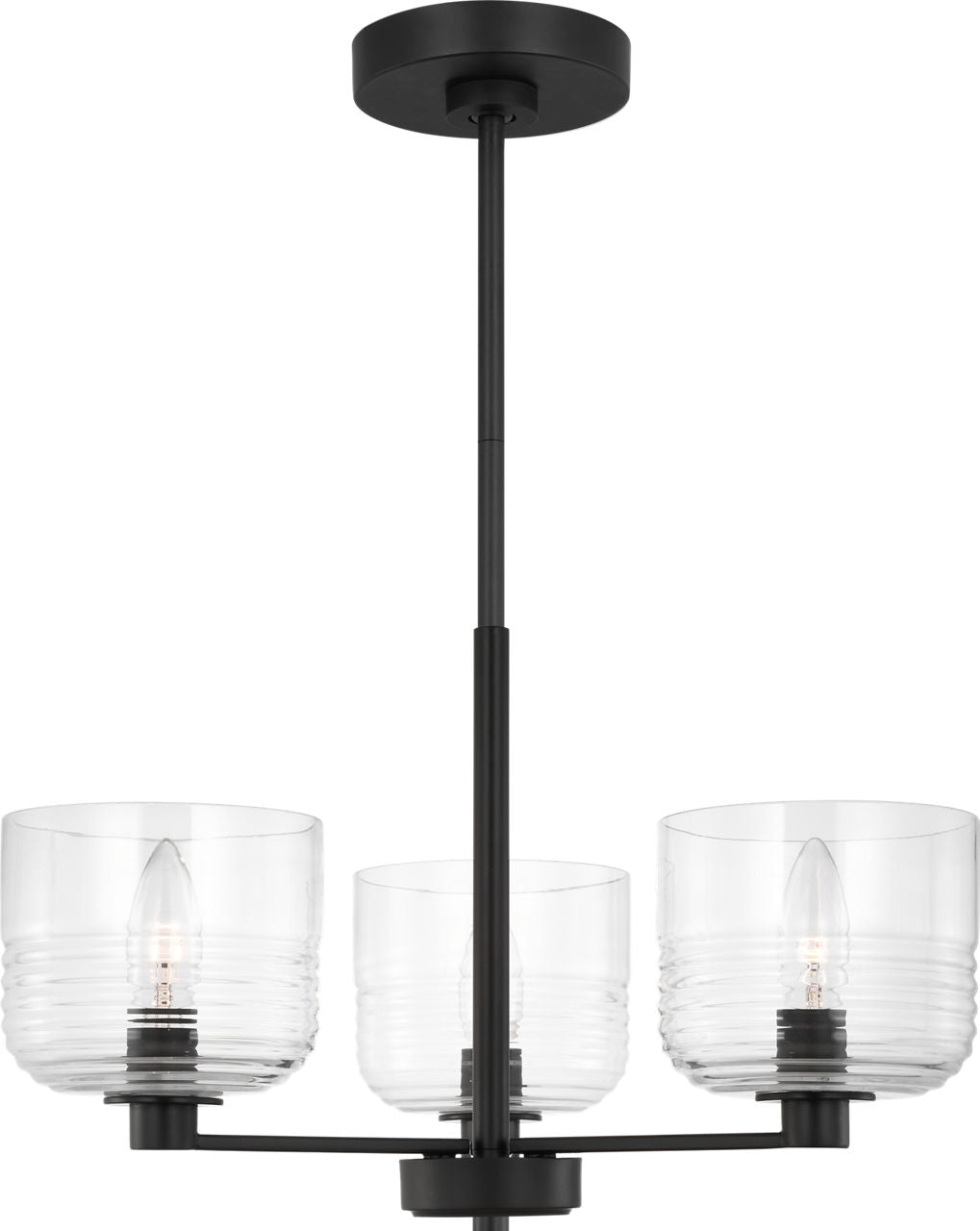 Lochdale Small Chandelier Midnight Black