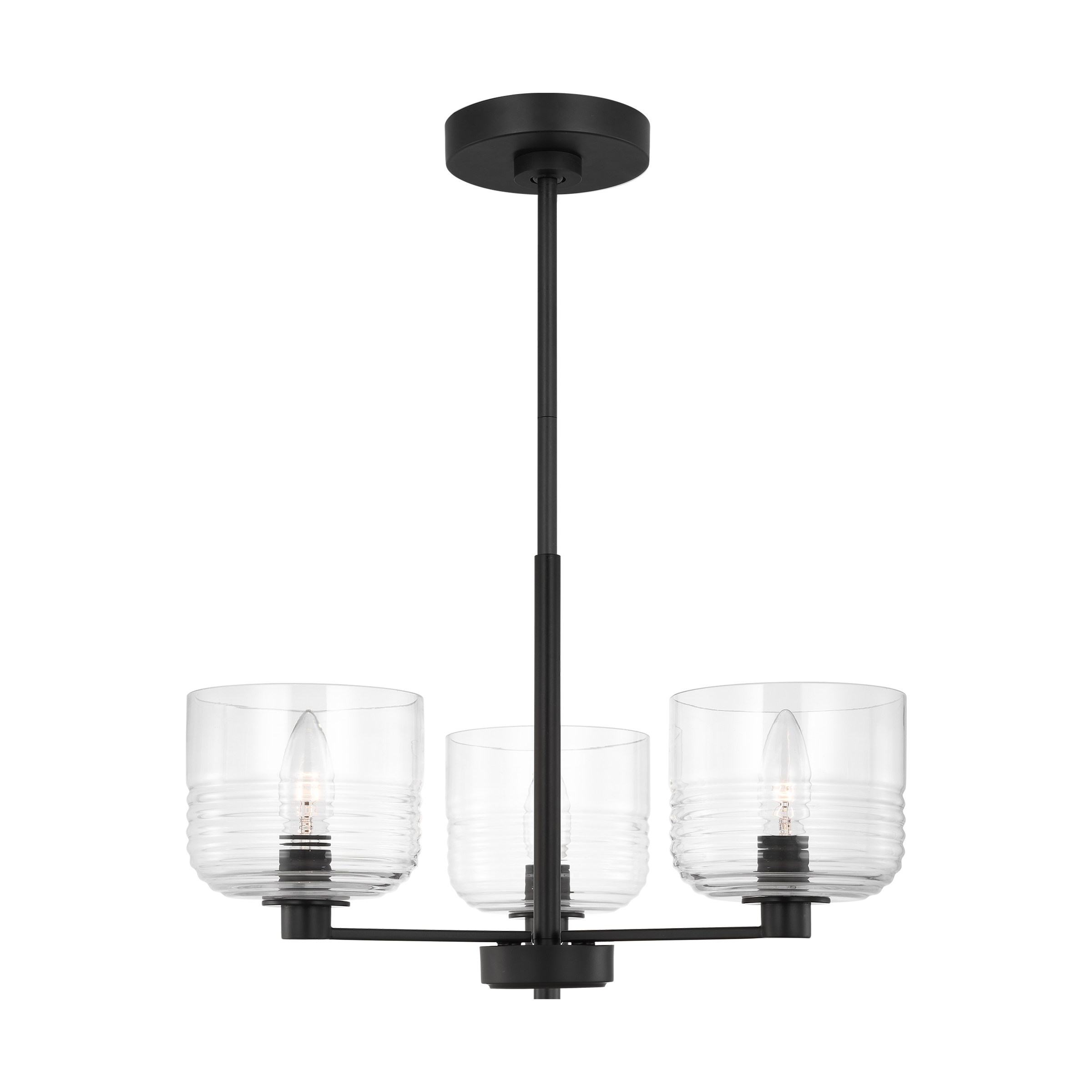 Lochdale Small Chandelier Midnight Black