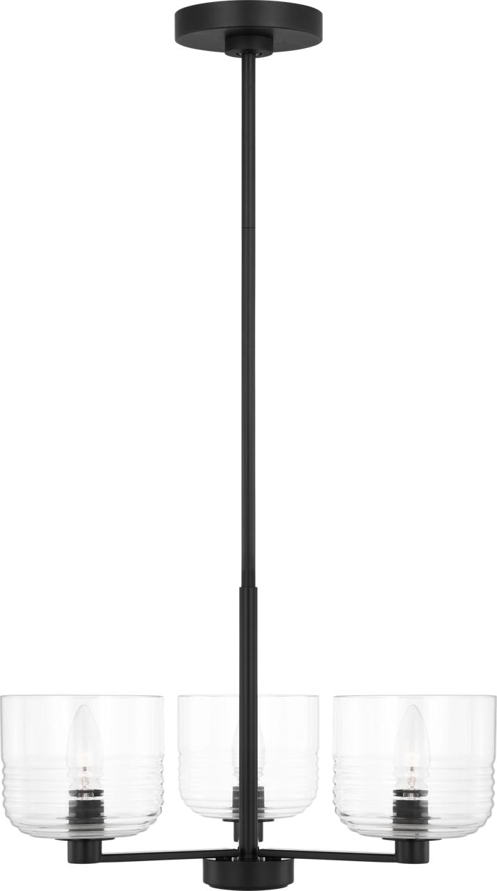 Lochdale Small Chandelier Midnight Black