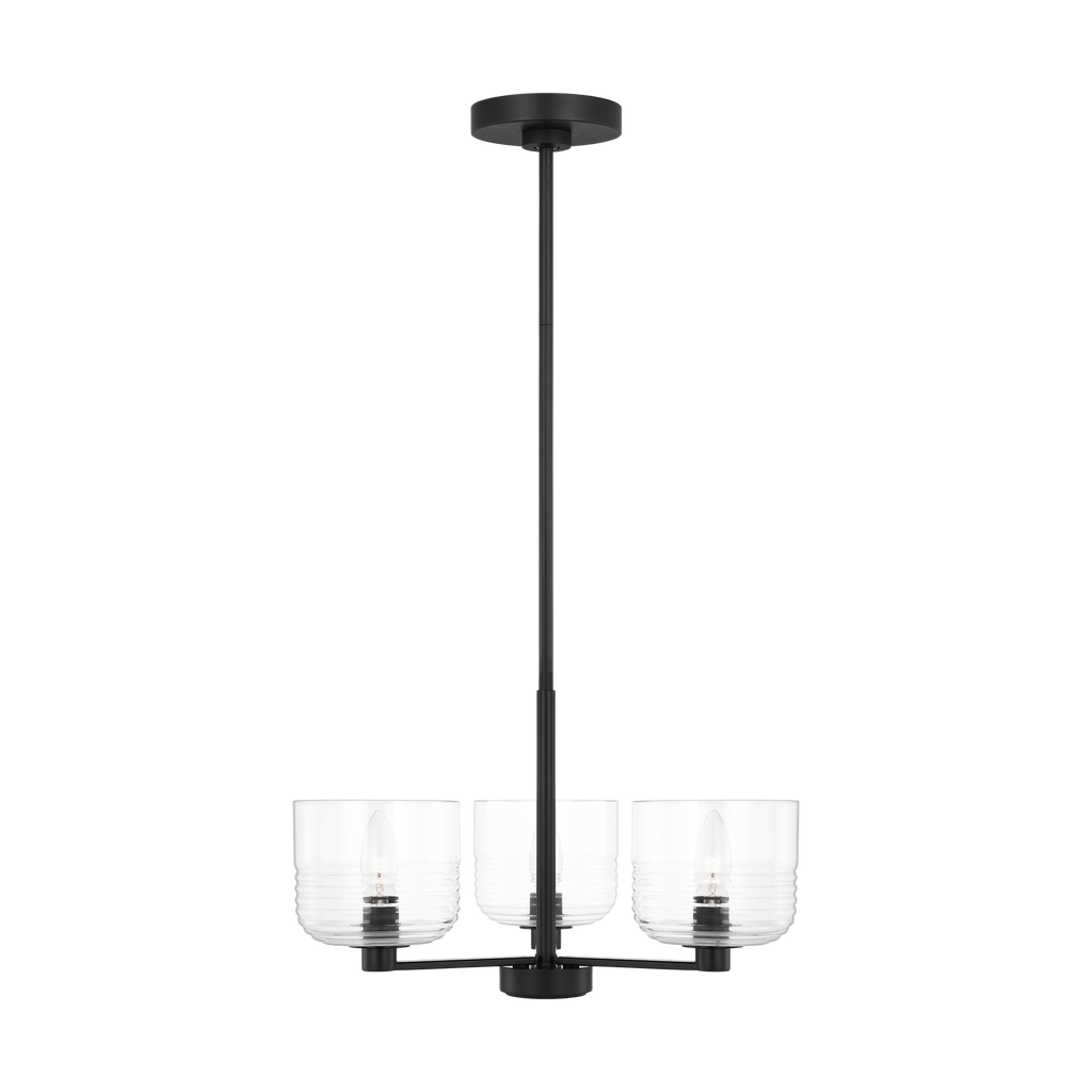 Lochdale Small Chandelier Midnight Black