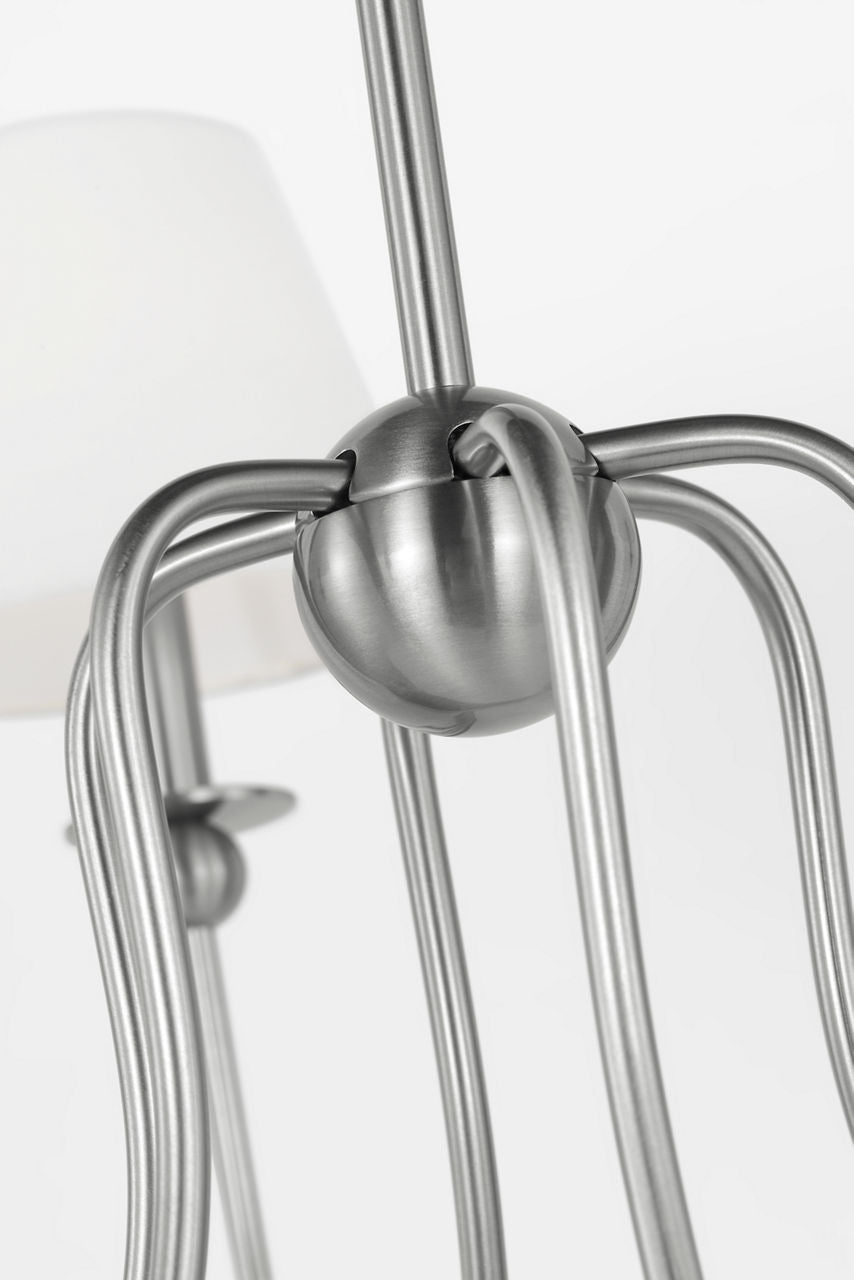 Elsay Large Chandelier Brushed Nickel