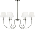 Elsay Large Chandelier Brushed Nickel