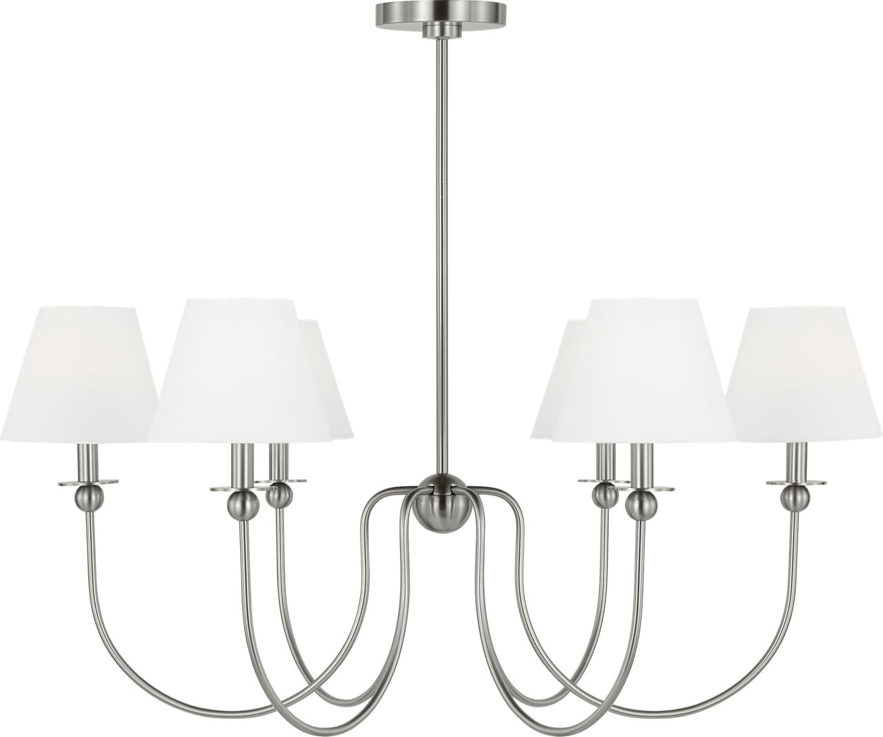Elsay Large Chandelier Brushed Nickel