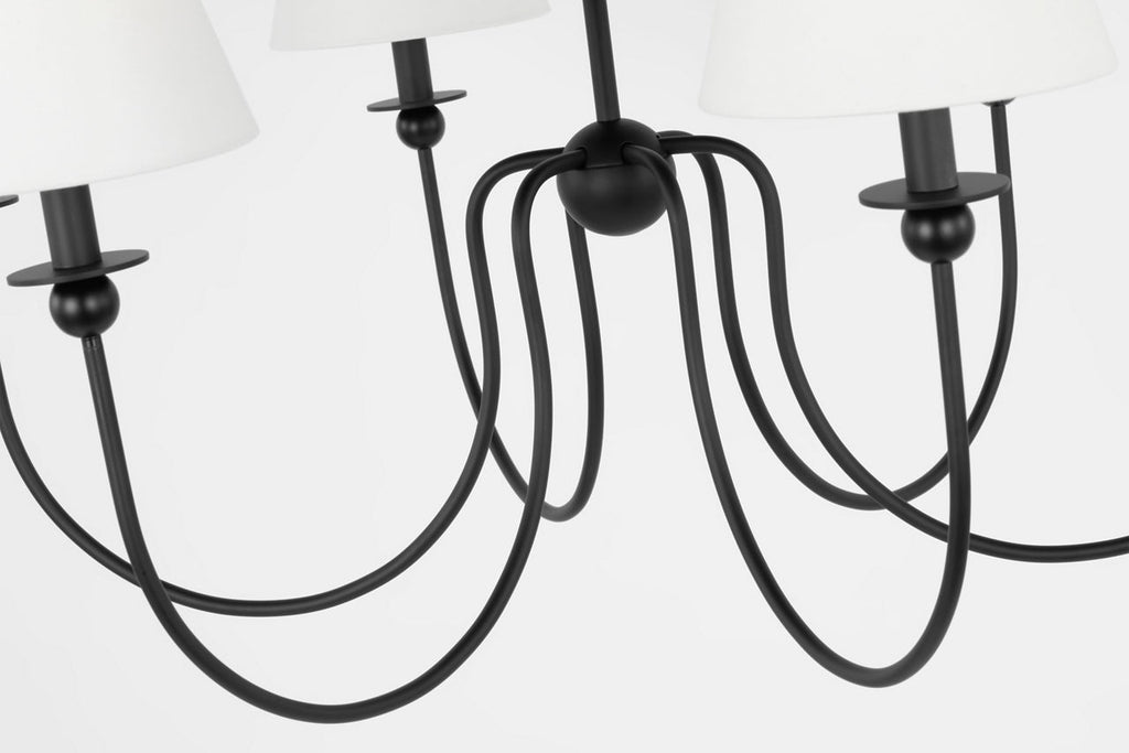 Elsay Large Chandelier Midnight Black