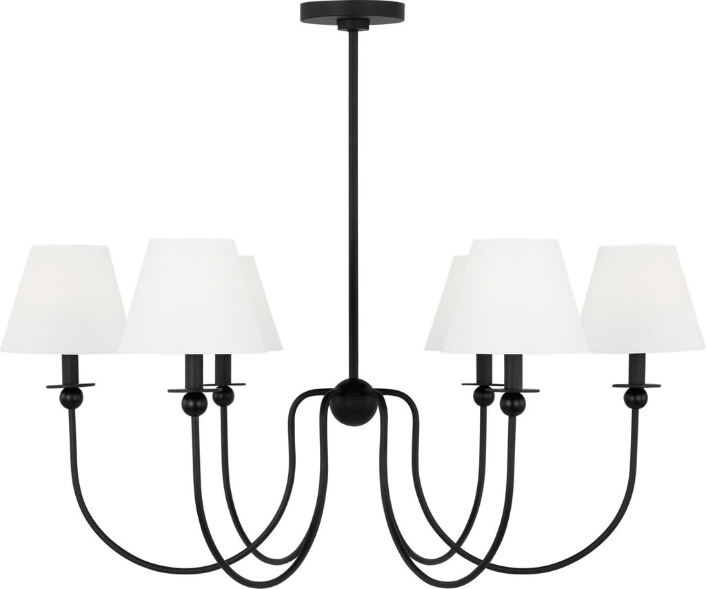 Elsay Large Chandelier Midnight Black