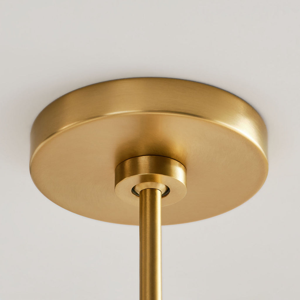 Elsay Large Chandelier Satin Brass