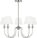 Elsay Medium Chandelier Brushed Nickel