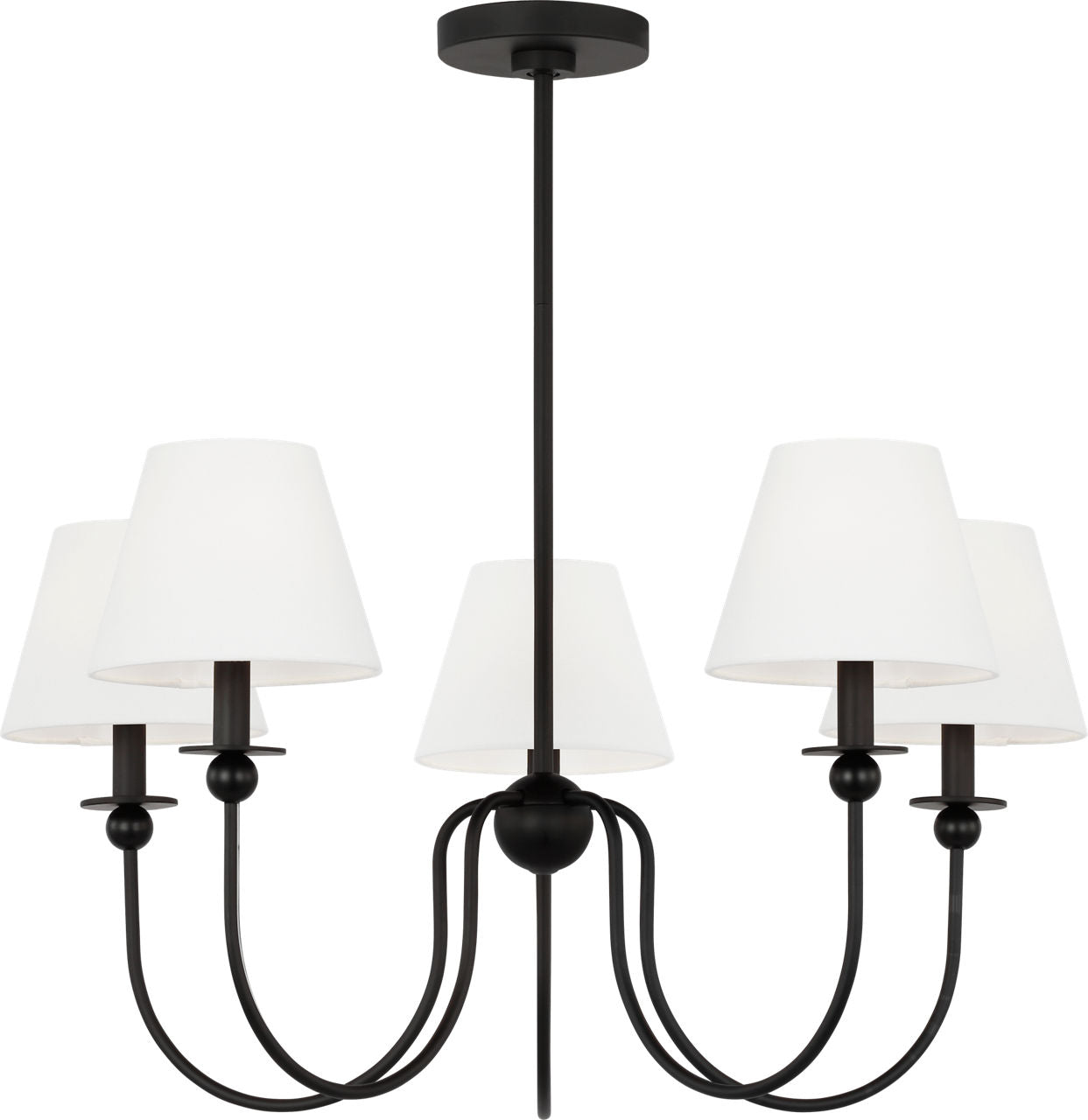 Elsay Medium Chandelier Midnight Black