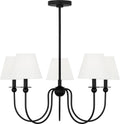 Elsay Medium Chandelier Midnight Black