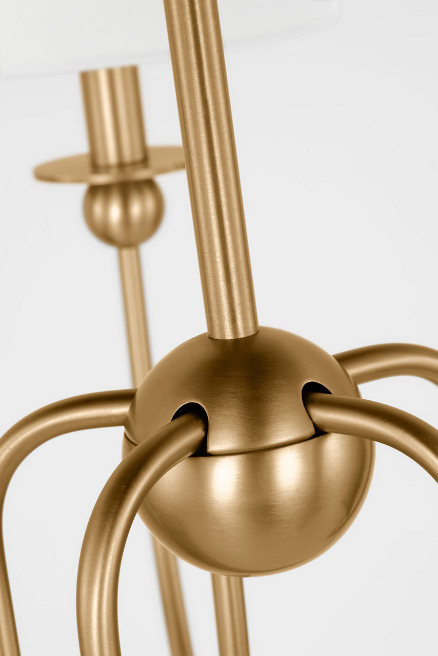 Elsay Medium Chandelier Satin Brass