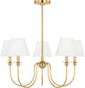 Elsay Medium Chandelier Satin Brass