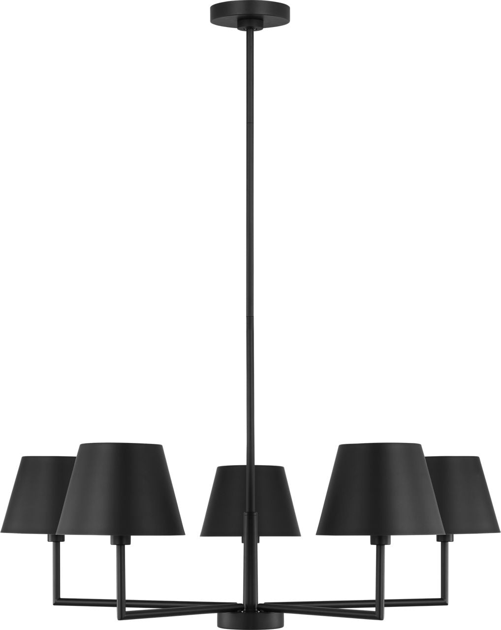 Ender Medium Chandelier Midnight Black